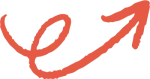 Pfeil orange